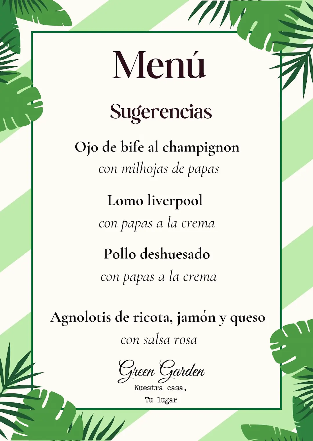 Sugerencias del menú especial Día de los Enamorados